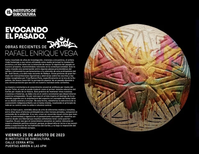 Flyer de Evocando el pasado.