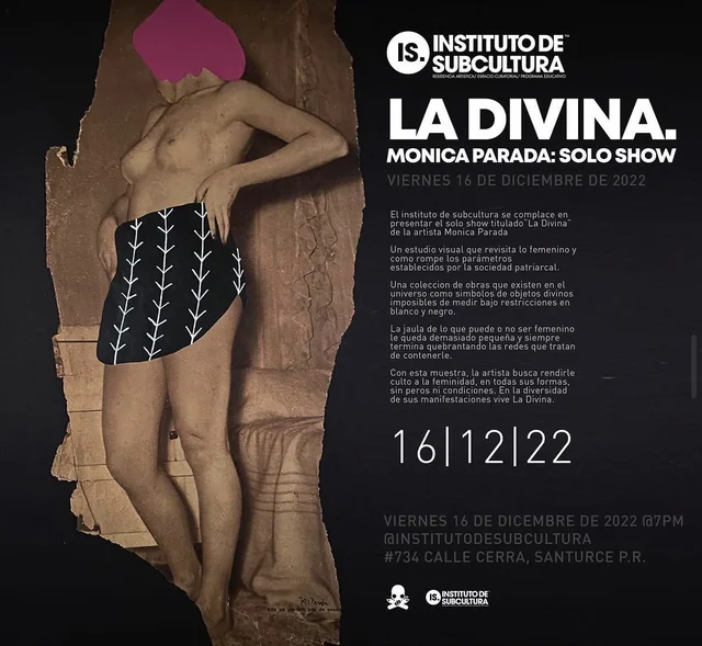 Flyer de La Divina.